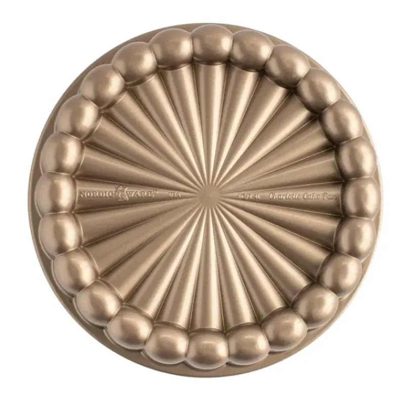 Moule Anti-adhésif|Moules À Gâteaux*NORDIC WARE Moule à Gâteau Bundt Charlotte Toffee