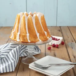 Moule Anti-adhésif|Moules À Gâteaux*NORDIC WARE Moule à Gâteau Bundt Kougelhopf Silver