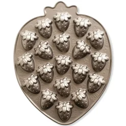 Moule Anti-adhésif|Moules À Gâteaux*NORDIC WARE Moule à Gâteaux Fraises (x19) Toffee