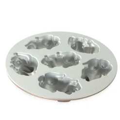 Moule Anti-adhésif|Moules À Gâteaux*NORDIC WARE Moule à Gâteaux Lapins (x6) Toffee