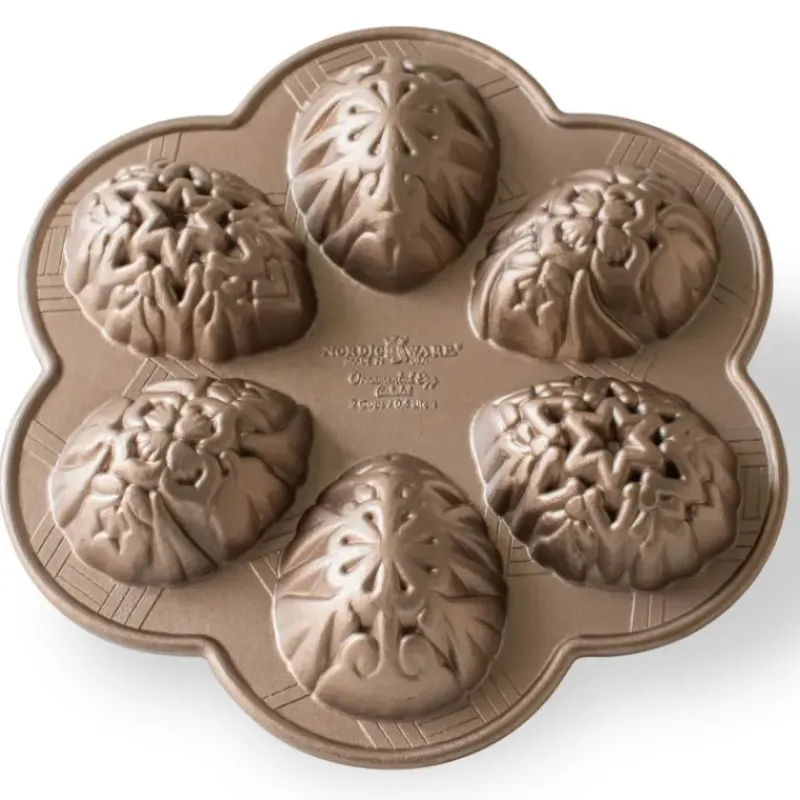 Moule Anti-adhésif|Moules À Gâteaux*NORDIC WARE Moule à Gâteaux Oeufs de Pâques (x6) Toffee