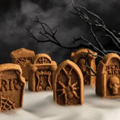 Moule Anti-adhésif|Moules À Gâteaux*NORDIC WARE Moule à Gâteaux Pierres Tombales (x6) Bronze