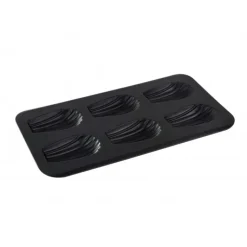Moule Anti-adhésif|Moules À Gâteaux*GOBEL Moule 6 Madeleines XXL Anti-Adhésif Obsidian
