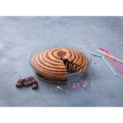 Moules À Gâteaux*PYREX Moule à Manqué en Verre 25 cm 2,1 L Bake & Enjoy