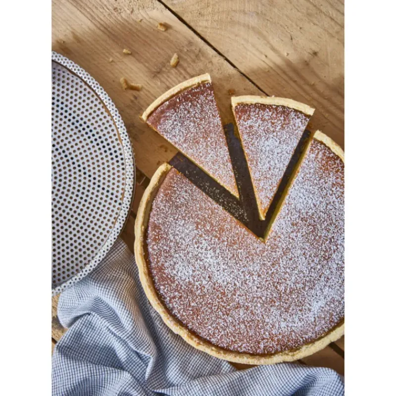 Moules À Gâteaux*DE BUYER Moule à Manqué Rond Inox Perforé Amovible Ø 24 cm x H 6,5 cm