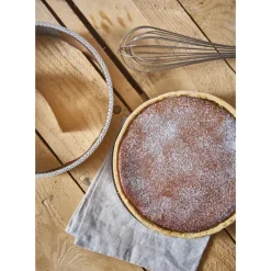 Moules À Gâteaux*DE BUYER Moule à Manqué Rond Inox Perforé Amovible Ø 24 cm x H 6,5 cm