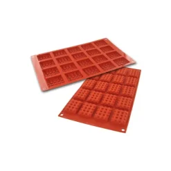 Moule Silicone*SILIKOMART Moule 20 Mini Gaufres en Silicone