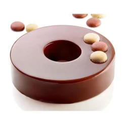 Moule Silicone*SILIKOMART Moule à Savarin Saturne en Silicone Ø 200mm