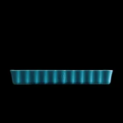 Plat De Cuisson|Moules À Gâteaux*EMILE HENRY Moule à Tarte Rectangulaire en Céramique 33,5 x 24 cm Calanque