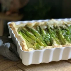 Plat De Cuisson|Moules À Gâteaux*EMILE HENRY Moule à Tarte Rectangulaire en Céramique 33,5 x 24 cm Argile