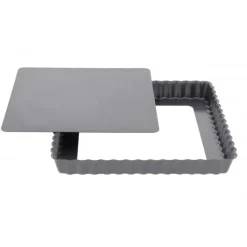 Moule Anti-adhésif|Moules À Gâteaux*DE BUYER Moule Anti Adhésif Tarte Carrée Fond Amovible 23 cm x H 2,7 cm
