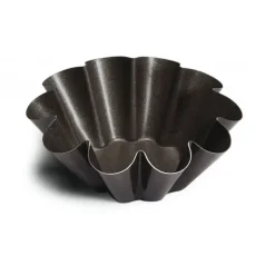Moule Anti-adhésif*GOBEL Moule Brioche 10 Côtes 11 cm x H 4,2 cm Anti-adhésif