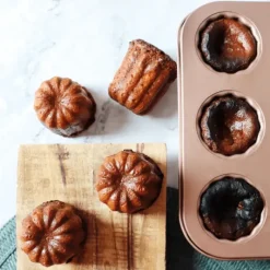 Moule Anti-adhésif|Moules À Gâteaux*SCRAPCOOKING Moule Cannelés Antiadhésif 26,5 cm x H 6 cm