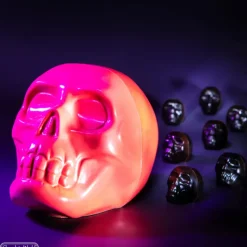 Moules À Chocolat*CHOCOLATE WORLD Moule Chocolat Aimanté Crâne Halloween 10,7 cm