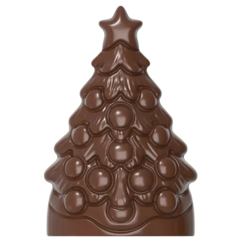 Moules À Chocolat*CHOCOLATE WORLD Moule Chocolat Aimanté Sapin de Noël 15 cm