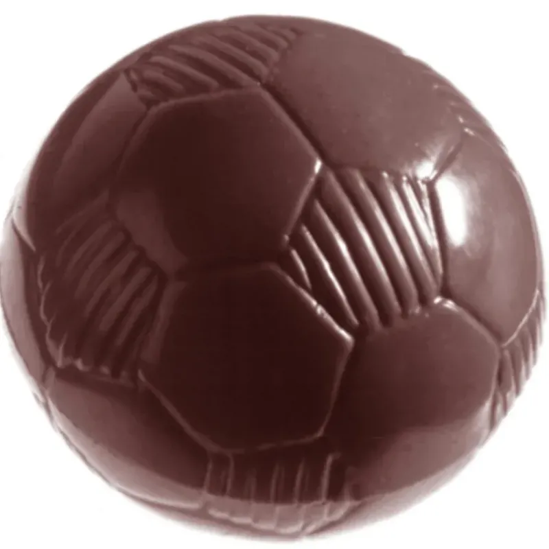 Moules À Chocolat*CHOCOLATE WORLD Moule Chocolat Ballon de Foot Ø 2,6 cm x H 1,3 cm (x40)