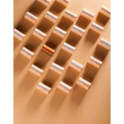 Moules À Chocolat*CHOCOLATE WORLD Moule Chocolat Bûche à Facettes 3,6 x 2 cm (x24)