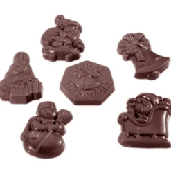 Moules À Chocolat*CHOCOLATE WORLD Moule Chocolat Figurines de Noël (x18)