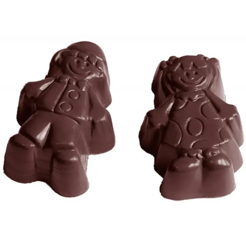 Moules À Chocolat*CHOCOLATE WORLD Moule Chocolat Garçon et Fille (x21)