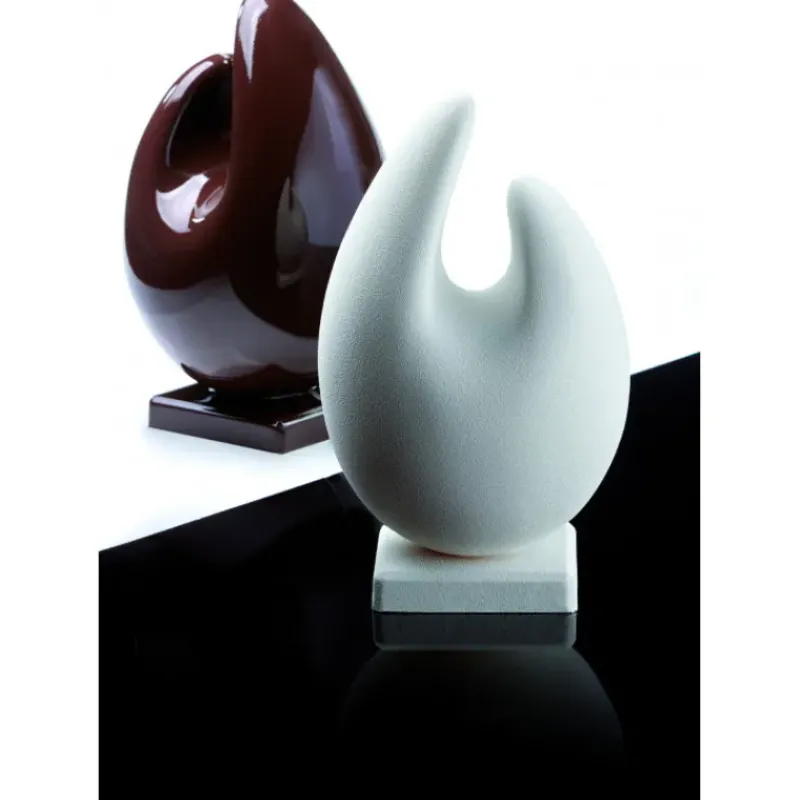 Moules À Chocolat*PAVONI Moule Chocolat Oeuf Organic Ø 13,5 x H 21,5 cm (x2)