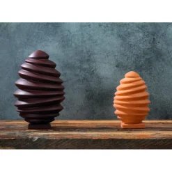 Moules À Chocolat*PAVONI Moule Chocolat Oeuf Pagoda 9,8 x 9,8 cm x H 15,1 cm (x2)