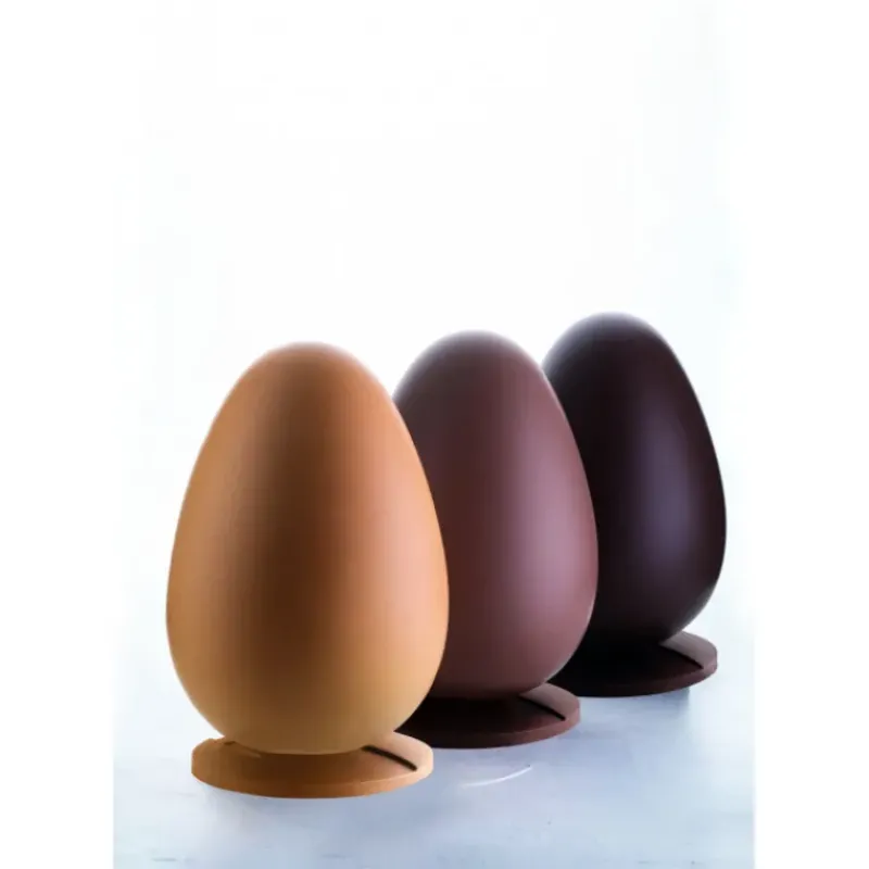 Moules À Chocolat*PAVONI Moule Chocolat Oeuf Pure Ø 13,8 cm x H 21,6 cm (x3)