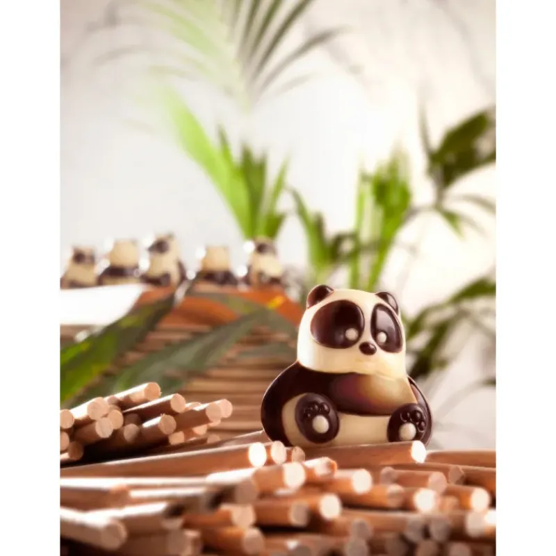 Moules À Chocolat*CHOCOLATE WORLD Moule Chocolat Panda 3,6 cm (x18) Chocolat World