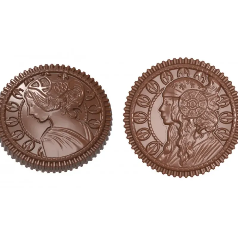 Moules À Chocolat*CHOCOLATE WORLD Moule Chocolat Pièce 2 Faces (x10)