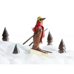 Moules À Chocolat*BARRY Moule Chocolat Pingouin Origami 18 cm (x2)