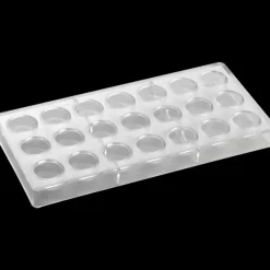 Moules À Chocolat*PAVONI Moule Chocolat Polycarbonate Praline Carrée 2,6 x 2,6 x H 1,4 cm (x28)