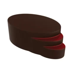 Moules À Chocolat*POP CHOCOLAT Moule Chocolat Praline Ellipse Escalier (x24)