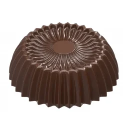 Moules À Chocolat*CHOCOLATE WORLD Moule Chocolat Praline Plissée Evasée 30,5 mm (x21)