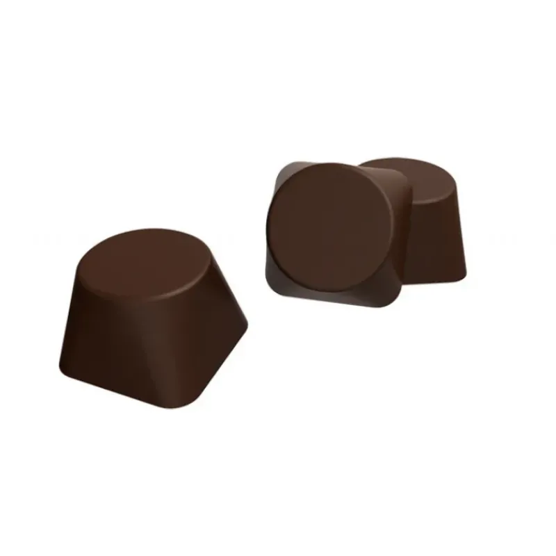 Moules À Chocolat*POP CHOCOLAT Moule Chocolat Praline Quadricone 27 mm (x28)