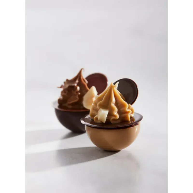 Moules À Chocolat*CHOCOLATE WORLD Moule Chocolat Sphère Aplatie 3 cm (x24)