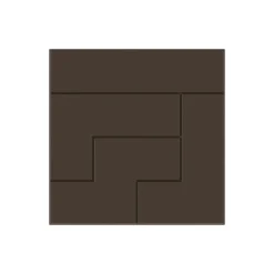 Moules À Chocolat*POP CHOCOLAT Moule Chocolat Tablette Carrée Tetris (x6)