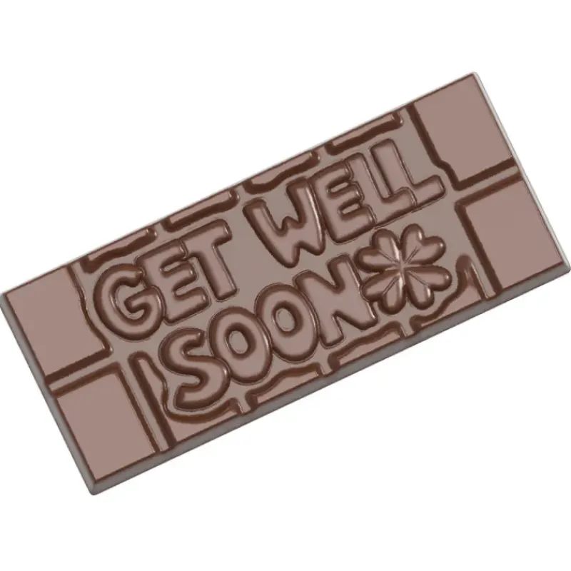 Moules À Chocolat*CHOCOLATE WORLD Moule Chocolat Tablette Get Well Soon (x4)