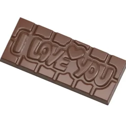 Moules À Chocolat*CHOCOLATE WORLD Moule Chocolat Tablette I love You (x4)
