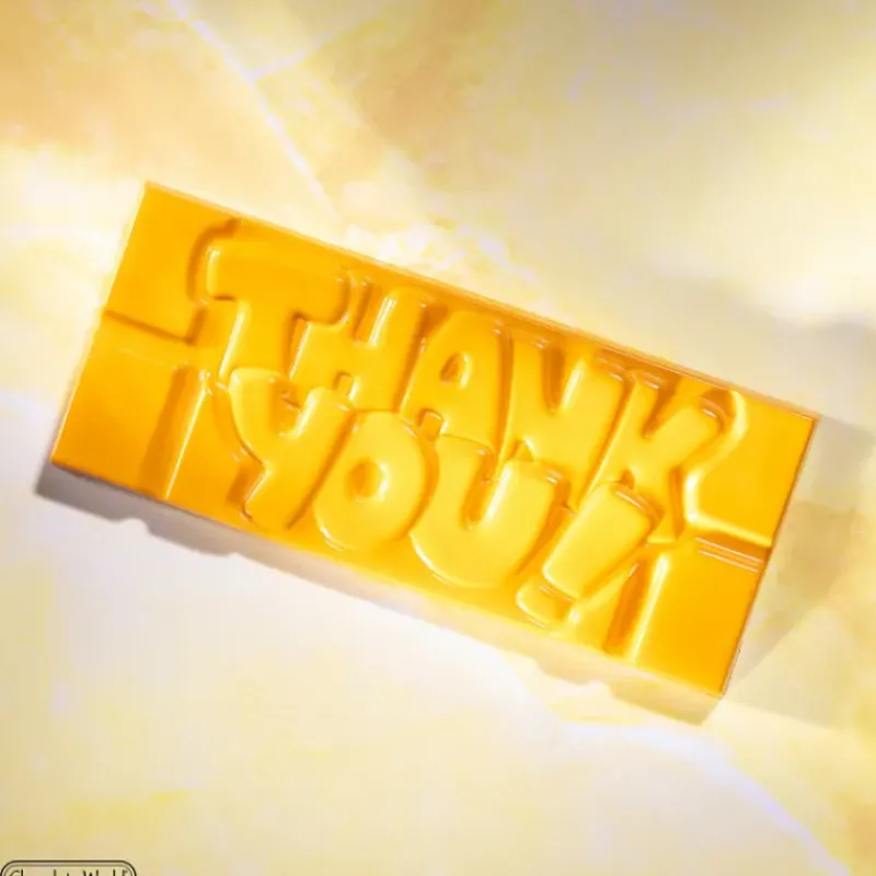 Moules À Chocolat*CHOCOLATE WORLD Moule Chocolat Tablette Thank You (x4)