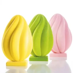Moules À Chocolat*PAVONI Moule Chocolat Œuf Helical Ø 14 x H 21,8 cm (x2)