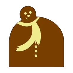 Moules À Chocolat|Moules À Gâteaux*MALLARD FERRIERE Moule Embout de bûche Bonhomme de Neige 94 x 85 mm Mallard Ferrière