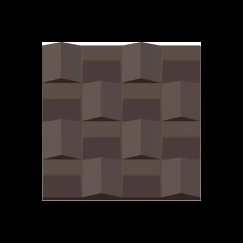 Moules À Chocolat*CUISINEADDICT Moule Embout de Bûche Carré 9002 Panier 8 cm (x6)