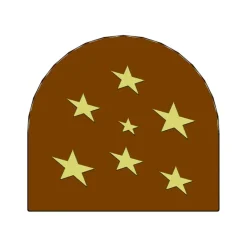 Moules À Chocolat|Moules À Gâteaux*MALLARD FERRIERE Moule Embout de bûche Petites Etoiles 78 x 85 mm Mallard Ferrière