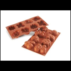 Moule Silicone|Moules À Gâteaux*MALLARD FERRIERE Moule Nature et Animaux 8 Pièces en Silicone