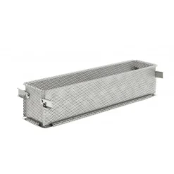 Moules À Gâteaux*DE BUYER Moule Pâté en Croûte Inox Perforé Pliable 35 x 7 cm x H 7,5 cm