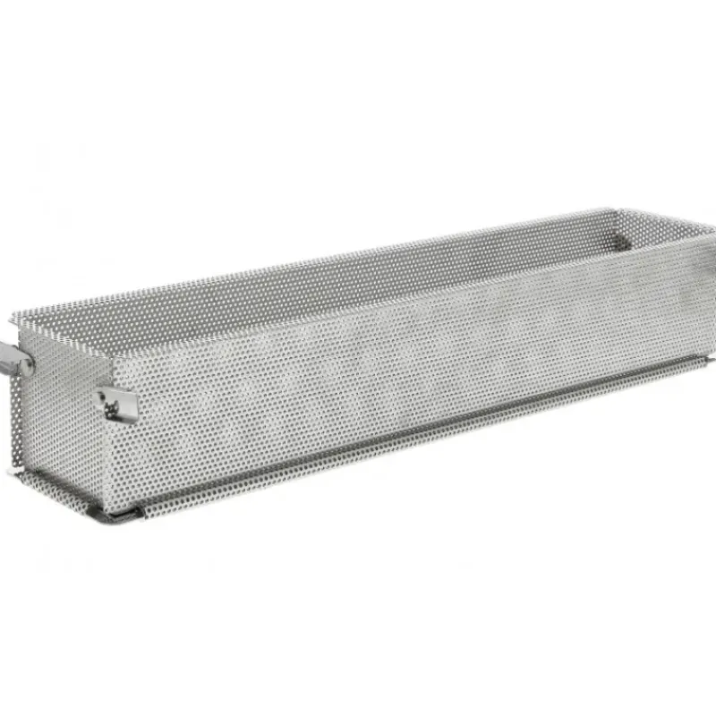 Moules À Gâteaux*DE BUYER Moule Pâté en Croûte Inox Perforé Pliable 48 x 9 cm x H 8,5 cm