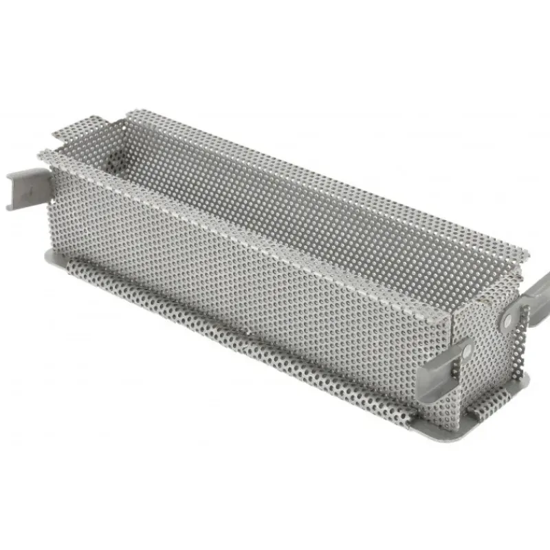 Moules À Gâteaux*DE BUYER Moule Pâté en Croûte Inox Perforé Pliable 24 x 5 cm x H 6 cm