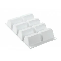 Moule Silicone|Moules À Gâteaux*SILIKOMART Moule Silicone 8 Bûchettes 7,5 cm x 5 cm Professional