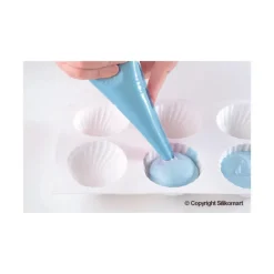 Moule Silicone*SILIKOMART Moule Silicone 6 Demi Sphères Vrillées Ø 75 mm Professional