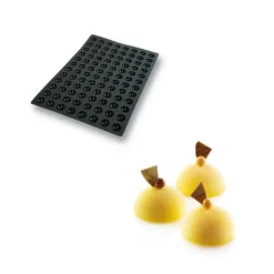 Moule Silicone*SILIKOMART Moule Silicone 96 Demi-sphères Ø3,5 x 1,75 cm 11ml Professional