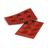 Moule Silicone|Moules À Gâteaux*SILIKOMART Moule Silicone 6 Demi-sphères 6 cm x H 3 cm